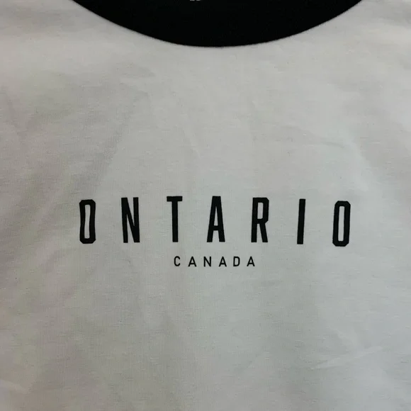H&M Cropped Ontario Ringer Tee - Picture 2 of 7
